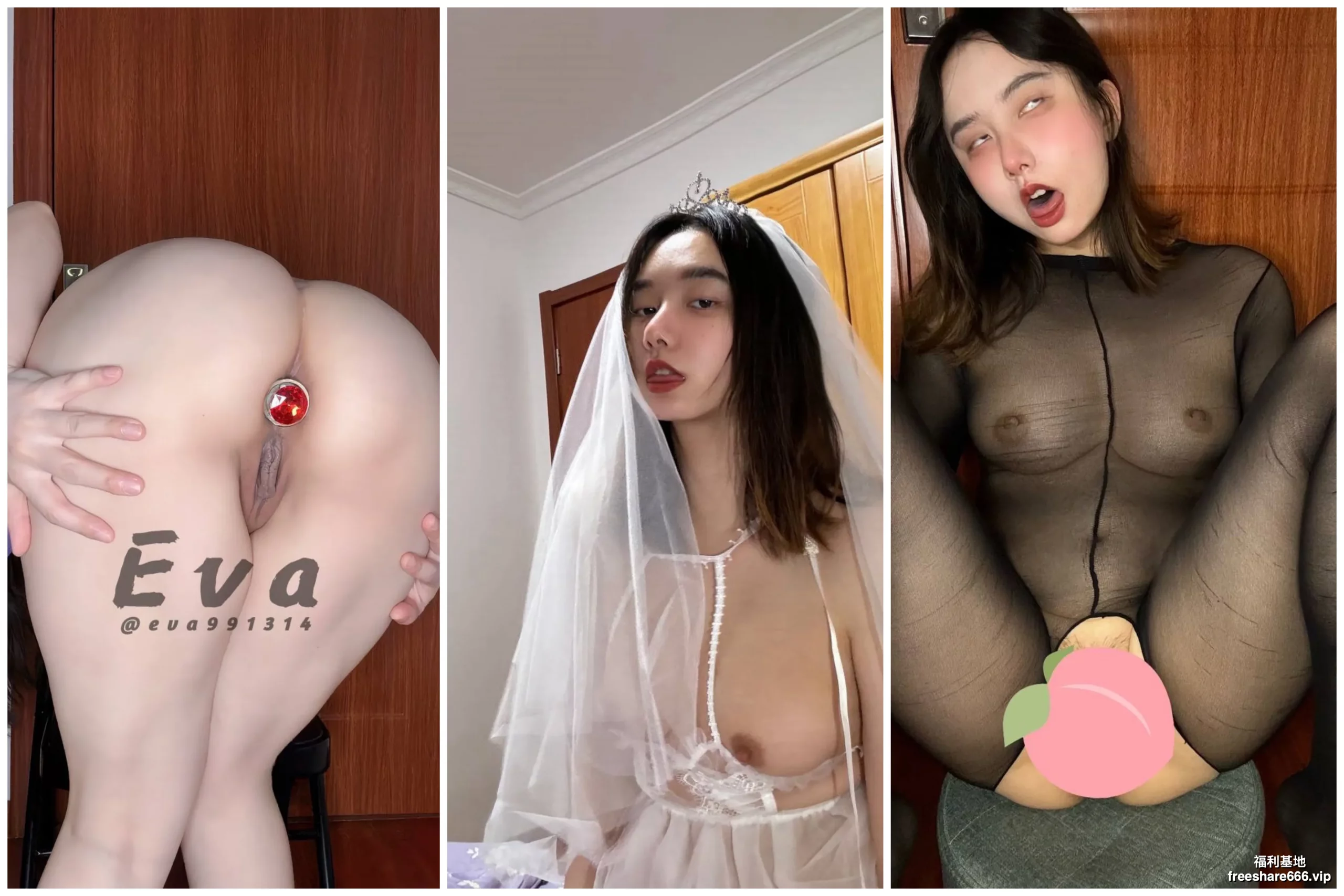 推特骚舞母狗桔梗/小固EVA合集15G